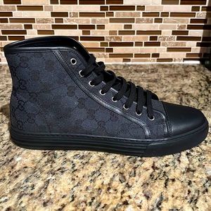 Black Gucci High Top Shoes 